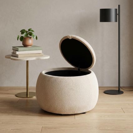 Puff PAKS Ø 50 cm bege