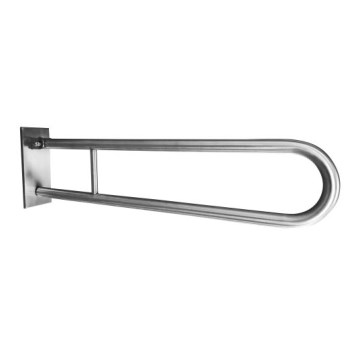 Puxador 10x25 cm aço inoxidável/prateado