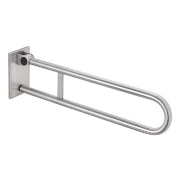 Puxador 12x22,5 cm aço inoxidável/prateado