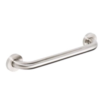 Puxador 28x8 cm, aço inoxidável/prateado