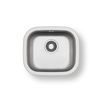 Pyramis 100080101 - Cuba de cozinha KIBA SQUARE 46,5x40,5 cm