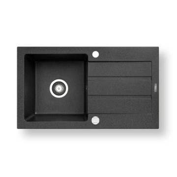 Pyramis 70006801 - Pia de cozinha NEXT 76x44 cm granito/preto