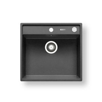 Pyramis 70007601 - Cuba de cozinha CAMEA 50x53 cm granito/preto