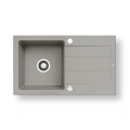 Pyramis 70053701 - Pia de cozinha NEXT 76x44 cm granito/cinza
