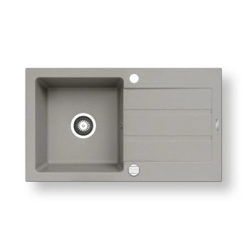 Pyramis 70053701 - Pia de cozinha NEXT 76x44 cm granito/cinza
