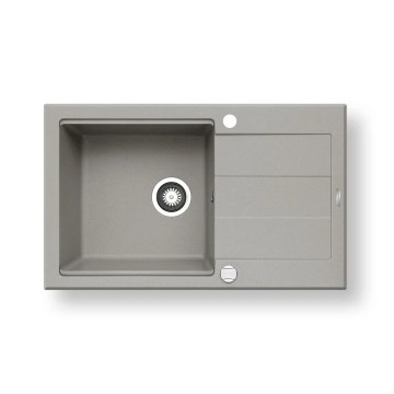 Pyramis 70083801 - Lavatório de cozinha SPARTA PLUS LUX 78x48 cm granito/cinzento