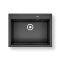 Pyramis 70094201 - Lavatório de cozinha SIROS 67x51,5 cm  granito/preto