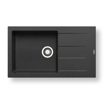 Pyramis 70107111 - Cuba de cozinha ATHLOS 86x50 cm granito/preto