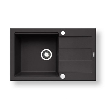 Pyramis 70167101 - Cuba de cozinha SPARTA PLUS LUX 78x48 cm granito/preto