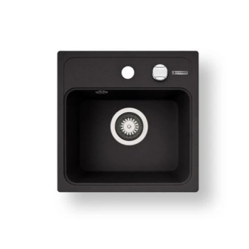 Pyramis 70168201 - Pia de cozinha CAMEA MINI 40x40 cm granito/preto