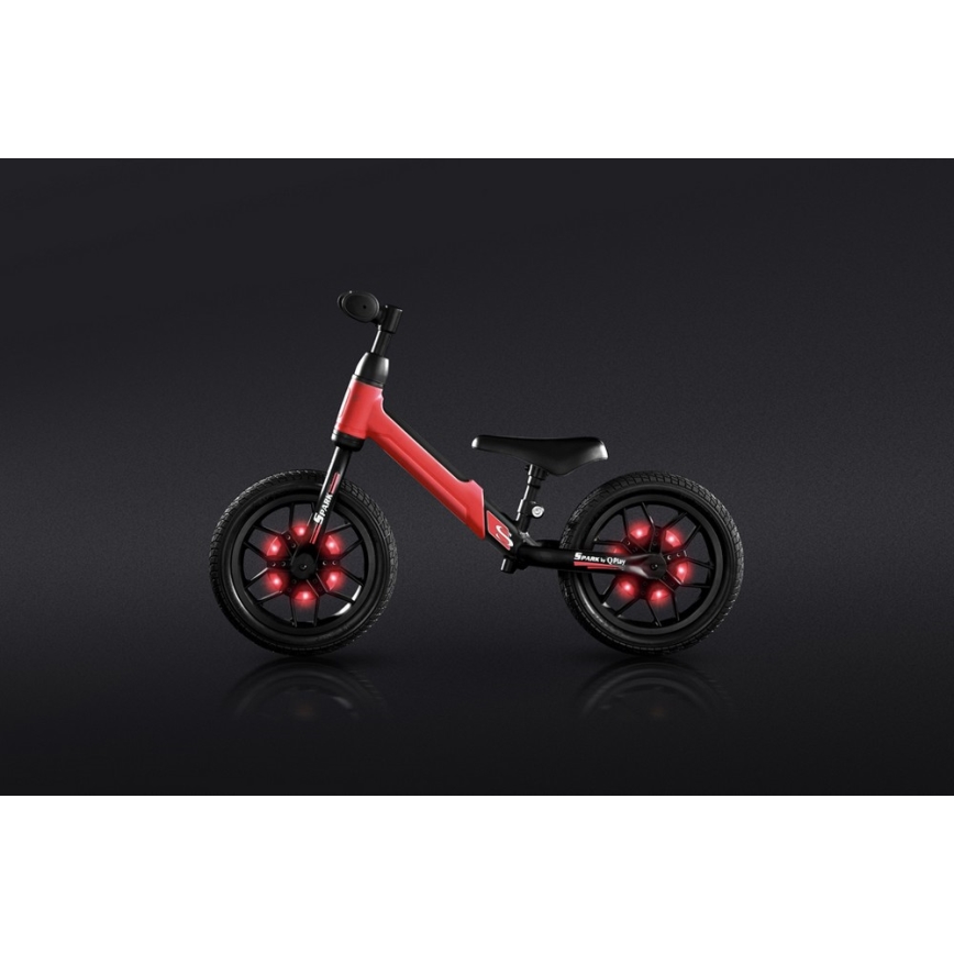 QPlay - Andador com luzes LED nas rodas SPARK vermelho