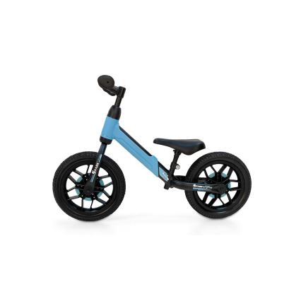 QPlay - Bicicleta de empurrar com LED iluminações sobre rodas SPARK azul