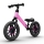 QPlay - Bicicleta de empurrar com LED iluminações sobre rodas SPARK rosa