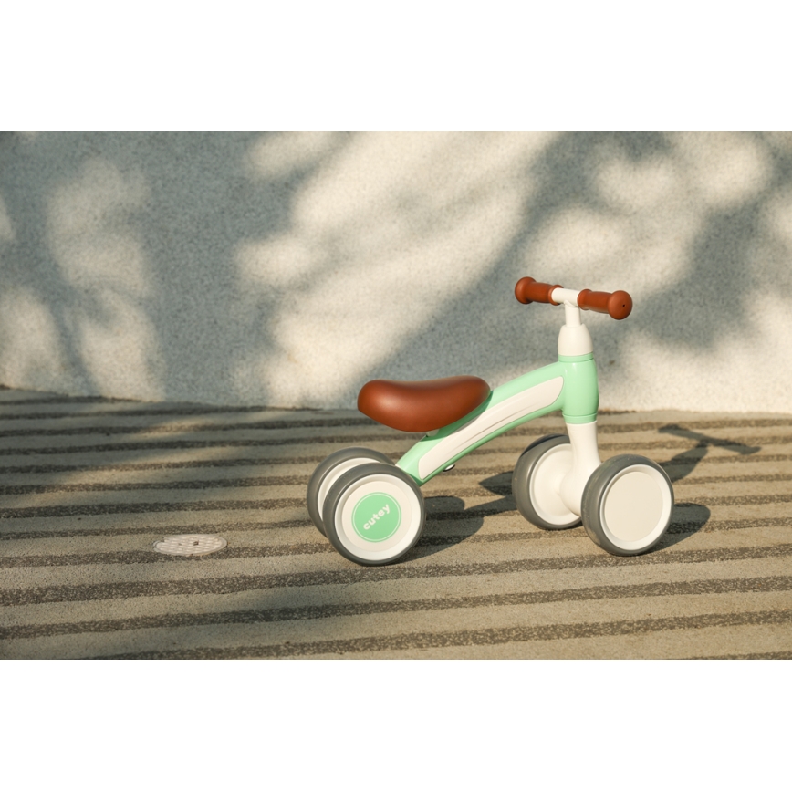 QPlay - Bicicleta de empurrar CUTEY-5 verde