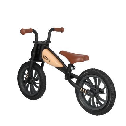 QPlay - Bicicleta de empurrar FEDURO preto/bege