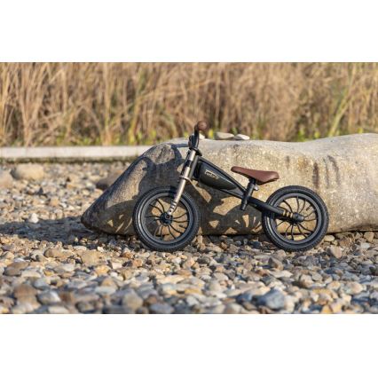 QPlay - Bicicleta de empurrar FEDURO preto/dourado