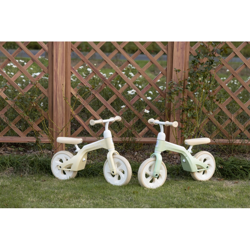 QPlay - Bicicleta de equilíbrio TECH verde-menta