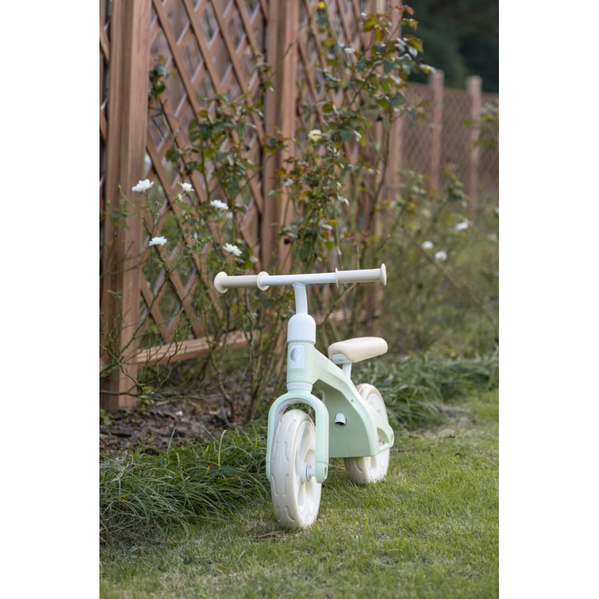 QPlay - Bicicleta de equilíbrio TECH verde-menta