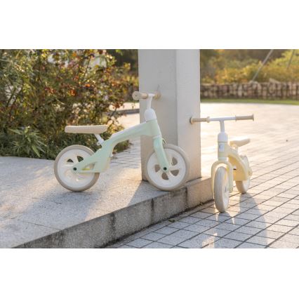 QPlay - Bicicleta de equilíbrio TECH verde-menta