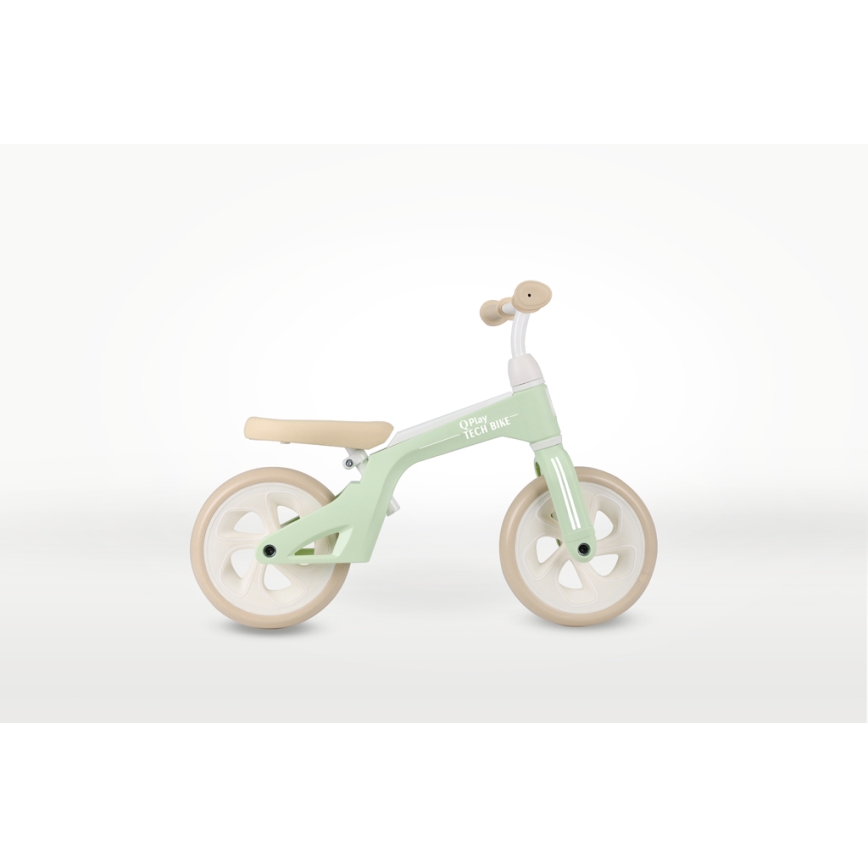 QPlay - Bicicleta de equilíbrio TECH verde-menta