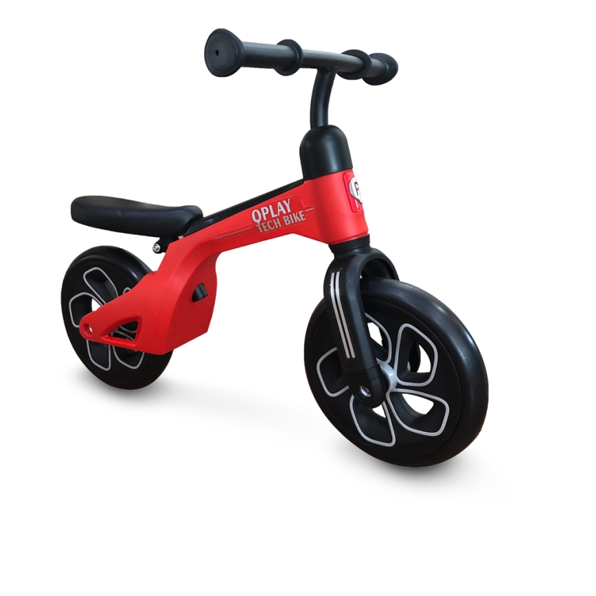 QPlay - Bicicleta de equilíbrio TECH vermelha