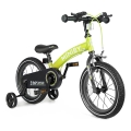 QPlay - Bicicleta infantil 14 MINIBY 3 em 1 verde