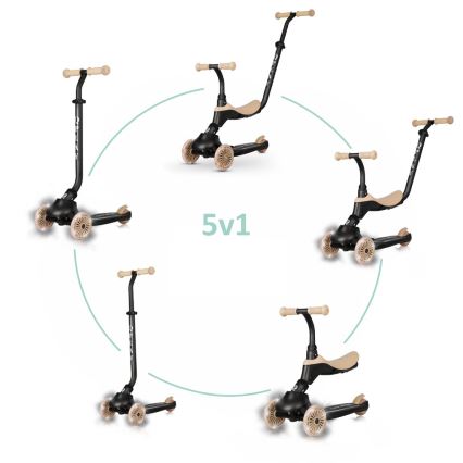 QPlay - de Criança trotinete 5em1 SEMA bege