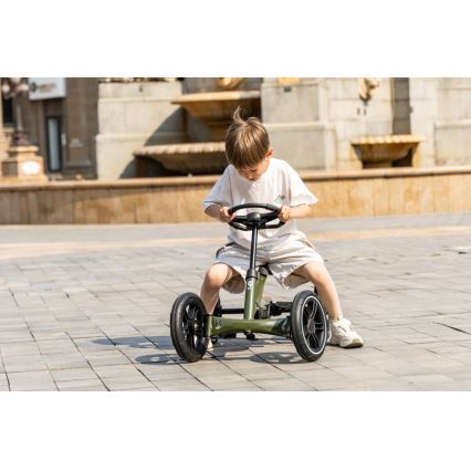 QPlay - Quadriciclo infantil GO KART verde
