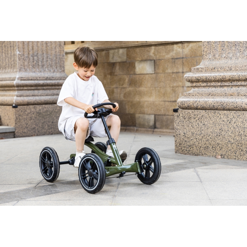 QPlay - Quadriciclo infantil GO KART verde