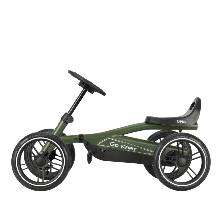 QPlay - Quadriciclo infantil GO KART verde