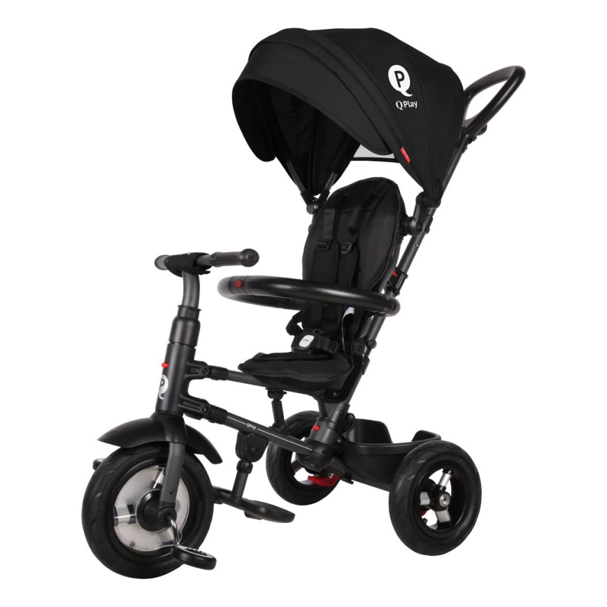 QPlay - Triciclo de criança 3em1 RITO AIR preto