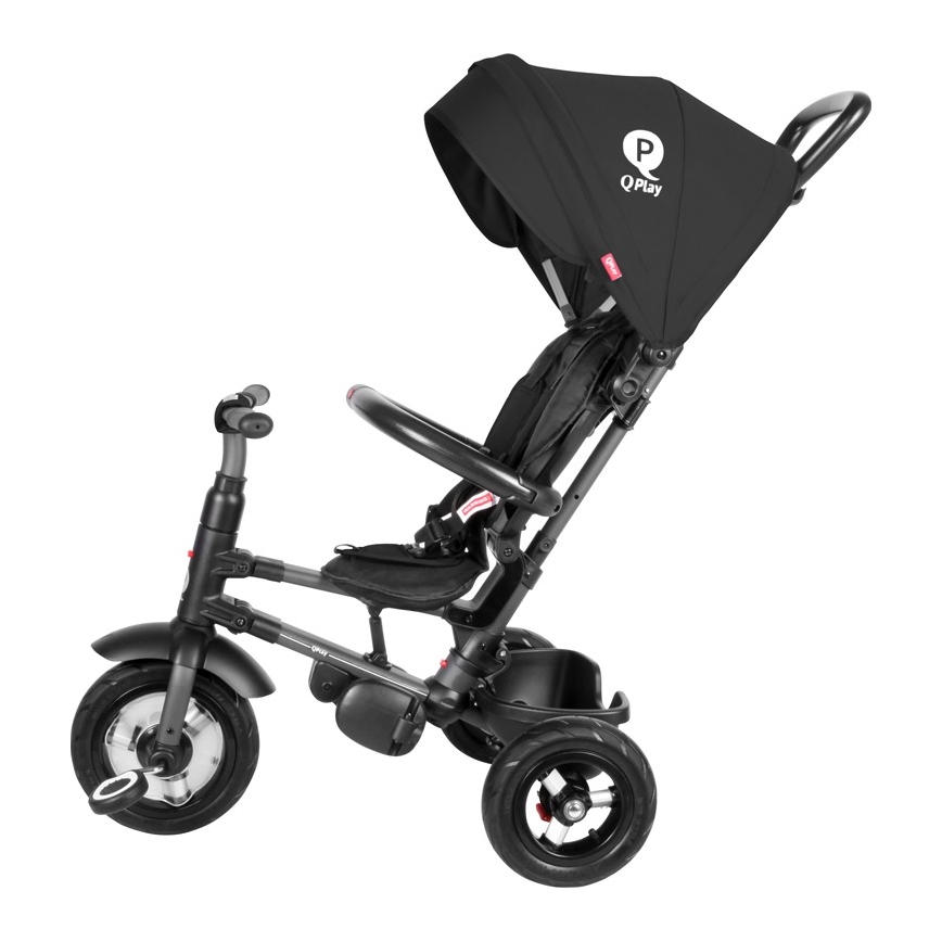 QPlay - Triciclo de criança 3em1 RITO AIR preto