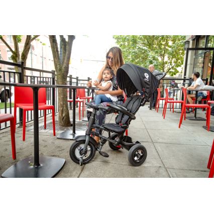QPlay - Triciclo de criança 3em1 RITO AIR preto