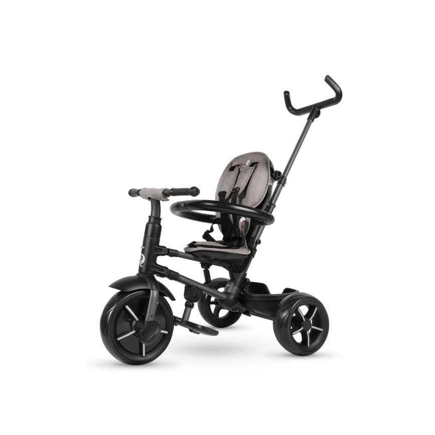 QPlay - Triciclo de criança 3em1 RITO STAR cinzento claro