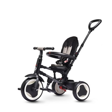 QPlay - Triciclo infantil 3 em 1 RITO EVA PLUS preto