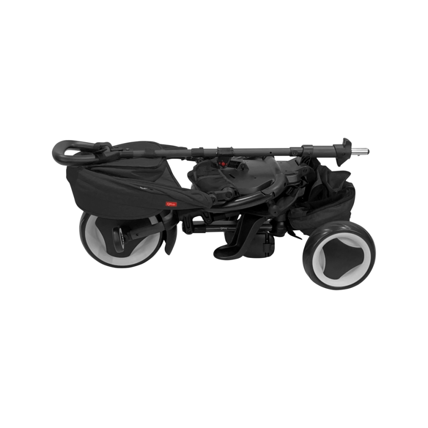 QPlay - Triciclo infantil 3 em 1 RITO EVA PLUS preto