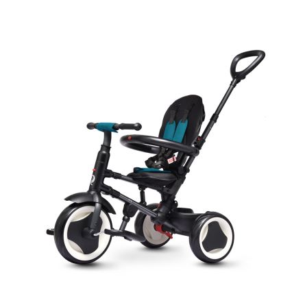 QPlay - Triciclo infantil 3 em 1 RITO EVA PLUS turquesa