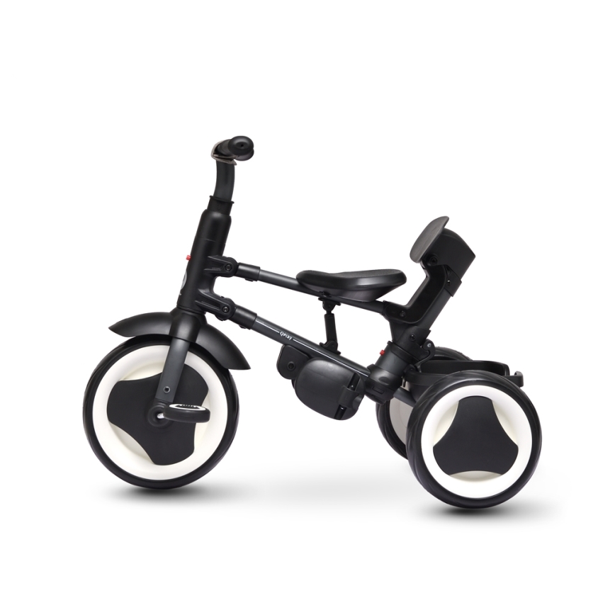 QPlay - Triciclo infantil 3 em 1 RITO EVO cinzento