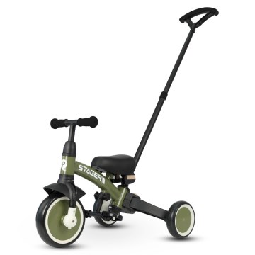 QPlay - Triciclo infantil 3 em 1 STAGER verde