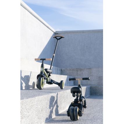 QPlay - Triciclo infantil 3 em 1 STAGER verde