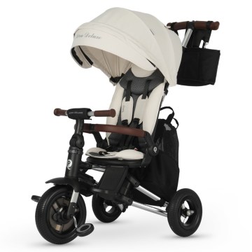 QPlay - Triciclo infantil 5 em 1 NOVA DELUXE bege