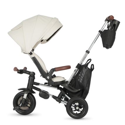 QPlay - Triciclo infantil 5 em 1 NOVA DELUXE bege