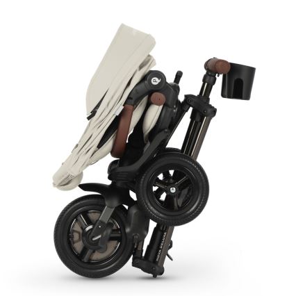 QPlay - Triciclo infantil 5 em 1 NOVA DELUXE bege