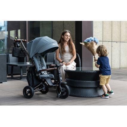 QPlay - Triciclo infantil 5 em 1 NOVA DELUXE preto