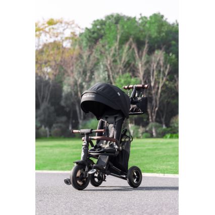 QPlay - Triciclo infantil 5 em 1 NOVA DELUXE preto