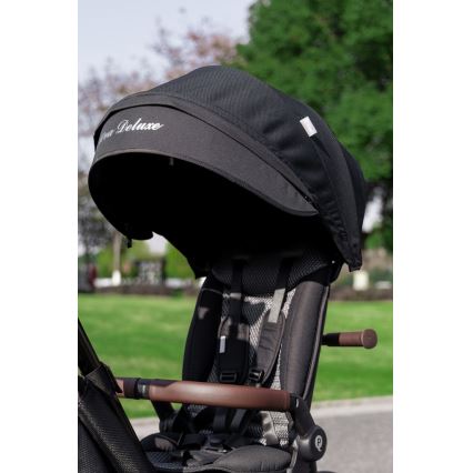 QPlay - Triciclo infantil 5 em 1 NOVA DELUXE preto