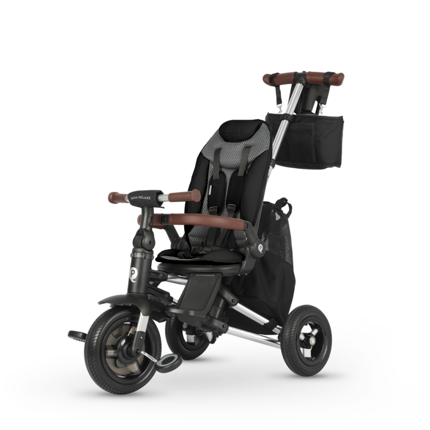 QPlay - Triciclo infantil 5 em 1 NOVA DELUXE preto