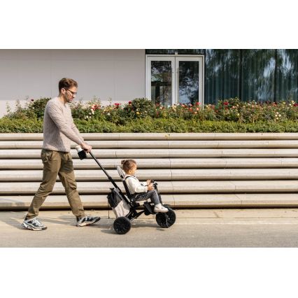 QPlay - Triciclo infantil 5 em 1 NOVA MAX bege