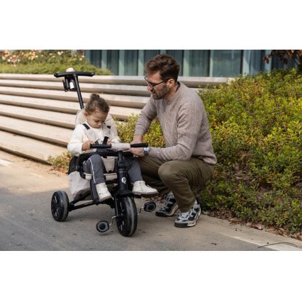 QPlay - Triciclo infantil 5 em 1 NOVA MAX bege