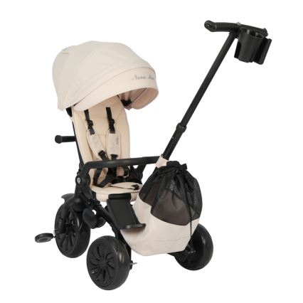 QPlay - Triciclo infantil 5 em 1 NOVA MAX bege